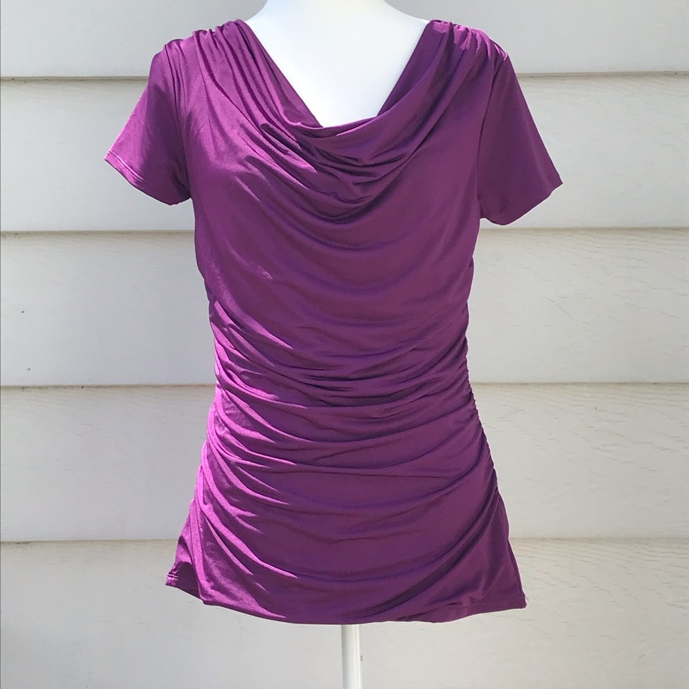 💋💋Serena Williams Short Sleeve Ruched Top